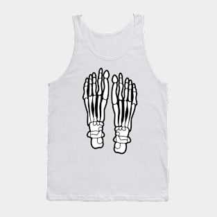 Skeleton Feet Tank Top